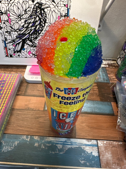 Icee Snow cone cup