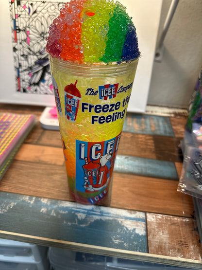 Icee Snow cone cup