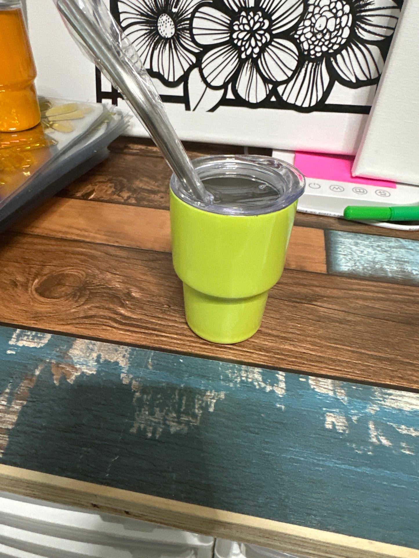 Mini light green tumbler