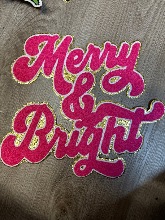 Pink merry and bright