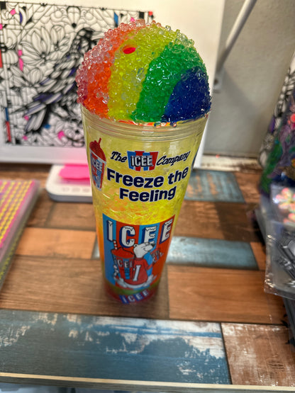 Icee Snow cone cup