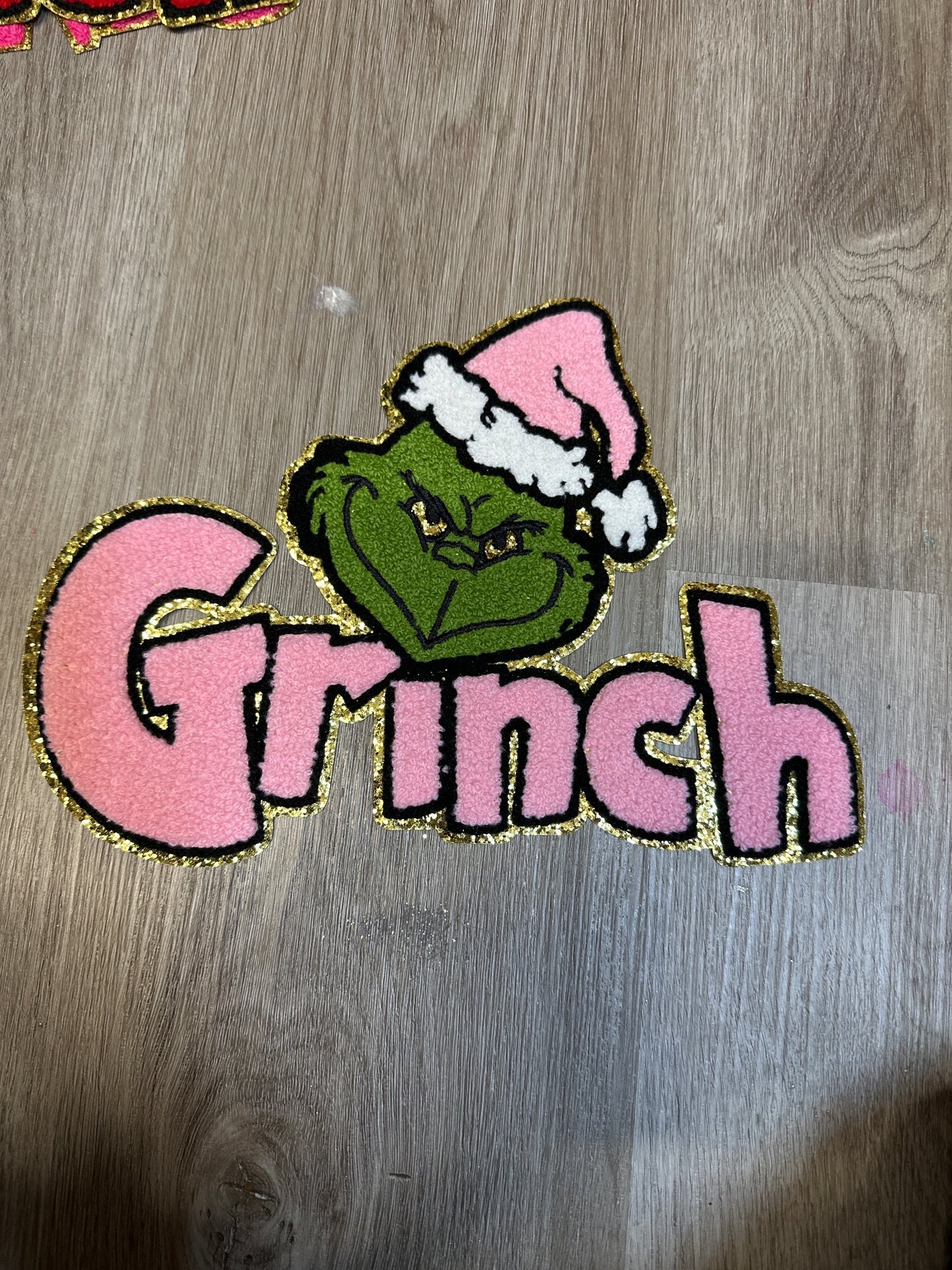 Grinch with pink hat