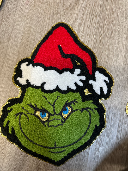 Grinch red hat heat transfer