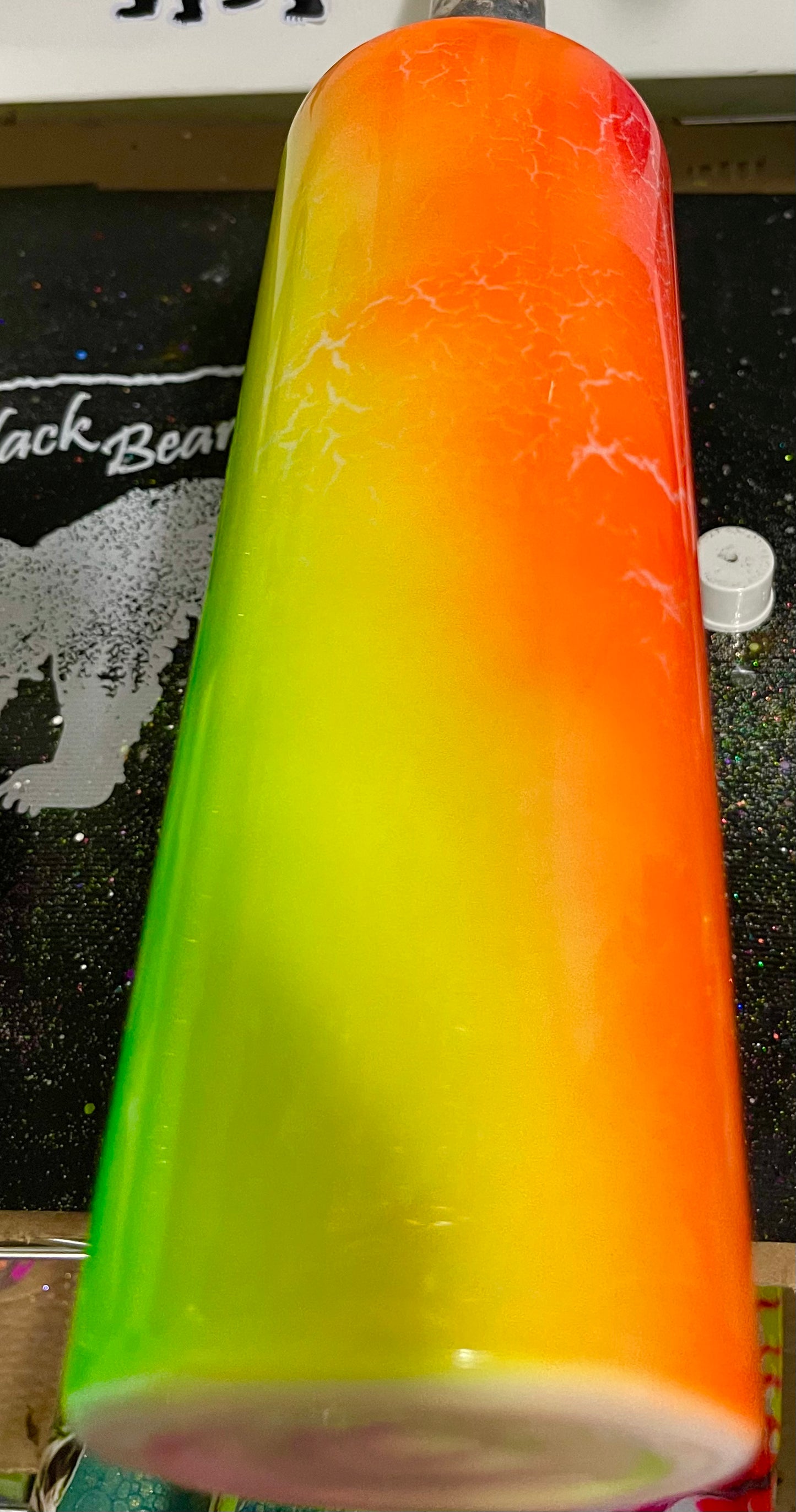 30oz Neon Barber pole